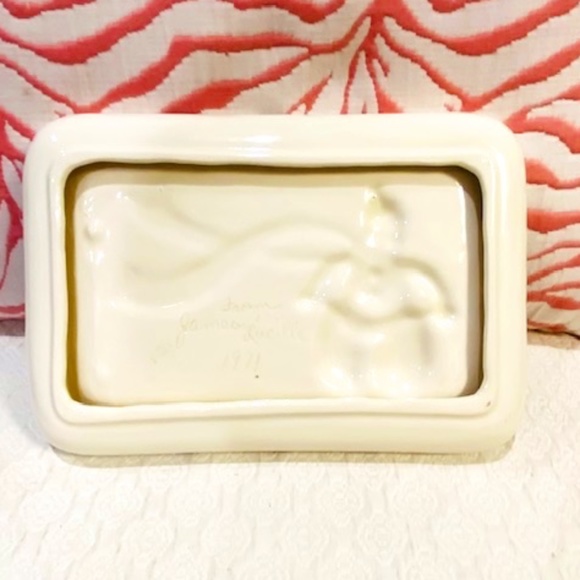 JN29-Vintage 1971 Personalized Holiday Snowman Plate - Picture 2 of 9